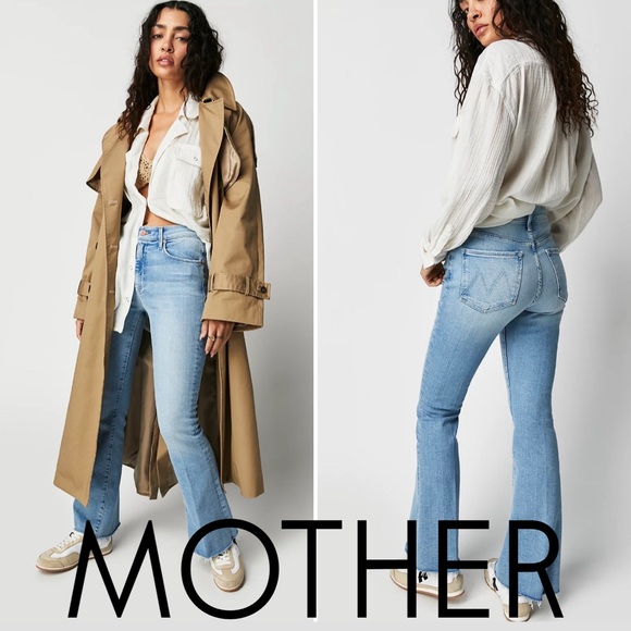 MOTHER JEABS DENIM WEEKENDER FRAY CALIFORNIA CRUISER RARE MINT CONDITION SIZE 26 - Picture 1 of 16